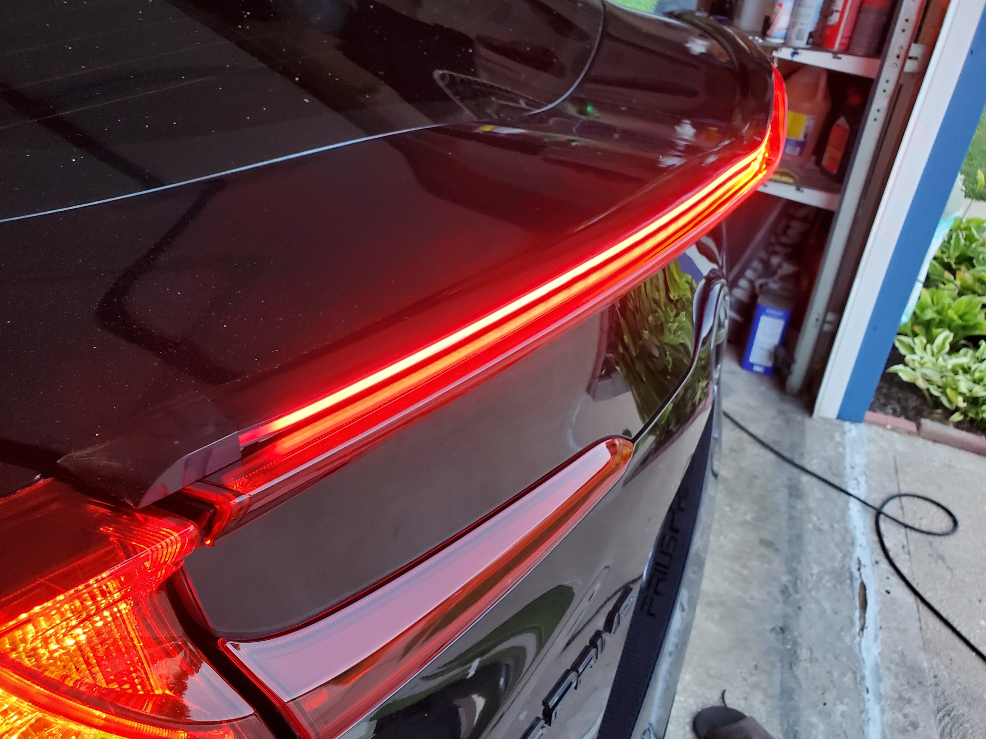 Customer Install LED Spoiler Kit on 2020 Toyota Prius